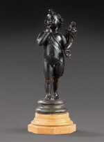 A Roman Bronze Figure of Eros Harpocrates, circa 1st Century A.D.
