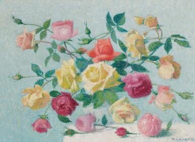 View full screen - View 1 of Lot 545. Bouquet de roses.