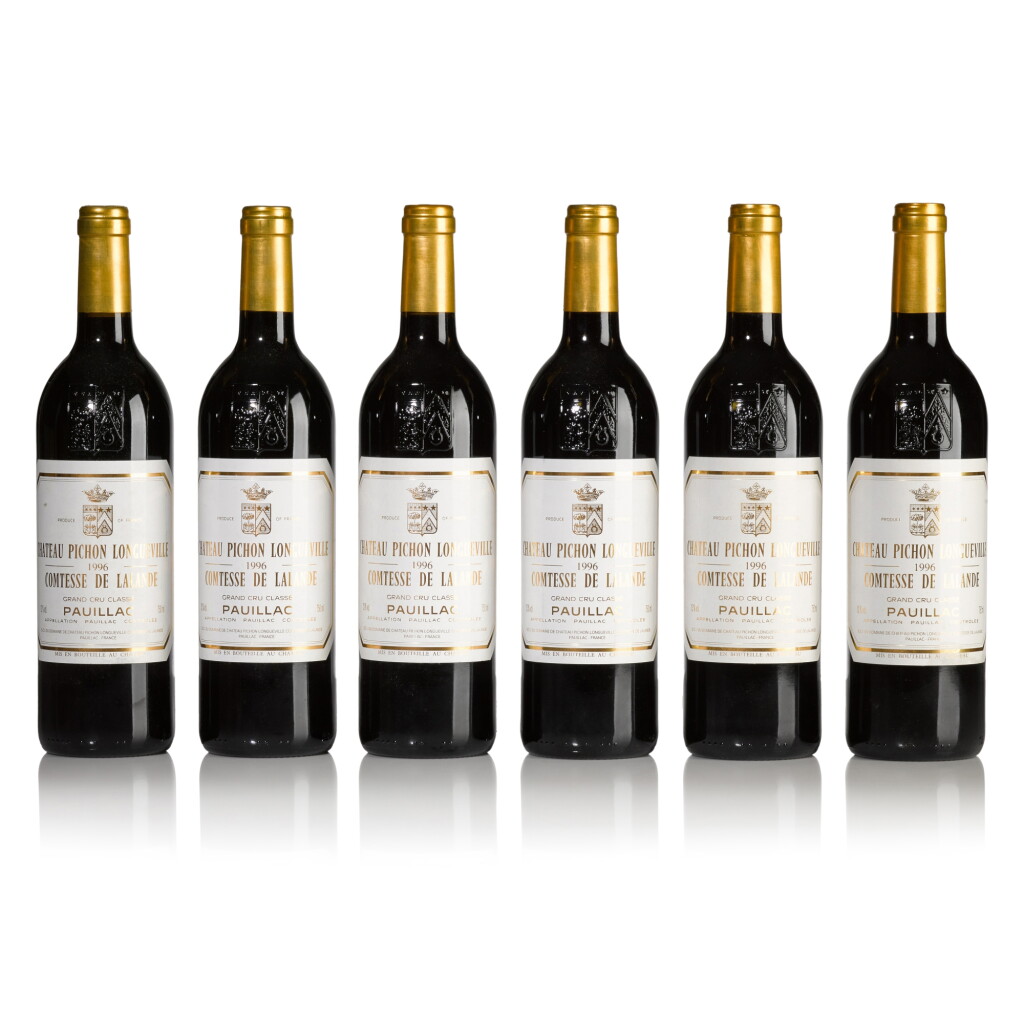 View full screen - View 1 of Lot 415. Château Pichon Longueville, Lalande 1996 (12 BT).