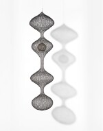 Untitled (S.467, Hanging Four-Lobed Continuous Form with a Sphere in the Second Lobe)