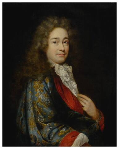 View full screen - View 1 of Lot 661. Portrait of a gentleman, half-length.