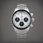 Daytona 'Big Red', reference 6263 Montre bracelet chronographe en acier | Stainless steel chronograph wristwatch with bracelet Vers 1979 | Circa 1979