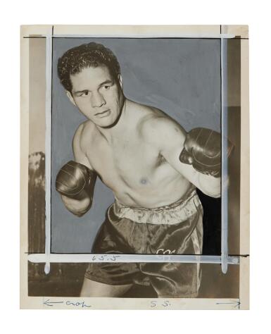 View full screen - View 1 of Lot 29. Press Photographs of Collegiate and Professional Boxers.