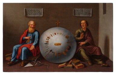 View full screen - View 1 of Lot 441. Democritus and Heraclites.