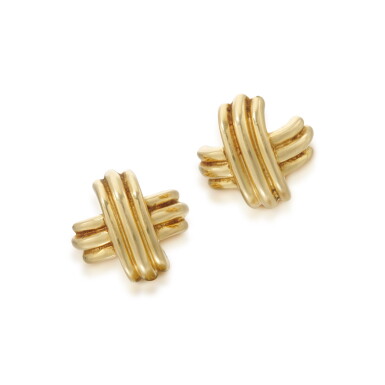 View full screen - View 1 of Lot 178. Tiffany & Co., Pair of earrings (Tiffany & Co. , Paio di orecchini).