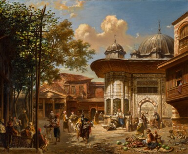 View full screen - View 1 of Lot 37. The Fountain of Ahmet III, Constantinople.