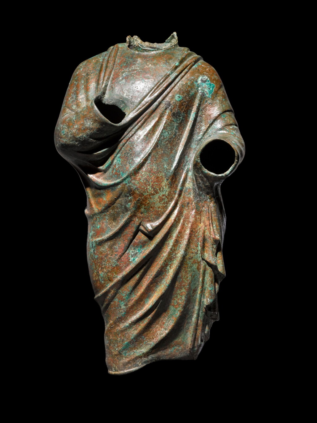 View full screen - View 1 of Lot 425. A Bronze Torso of Harpokrates, late Hellenistic/early Roman, circa 1st Century B.C./1st Century A.D..