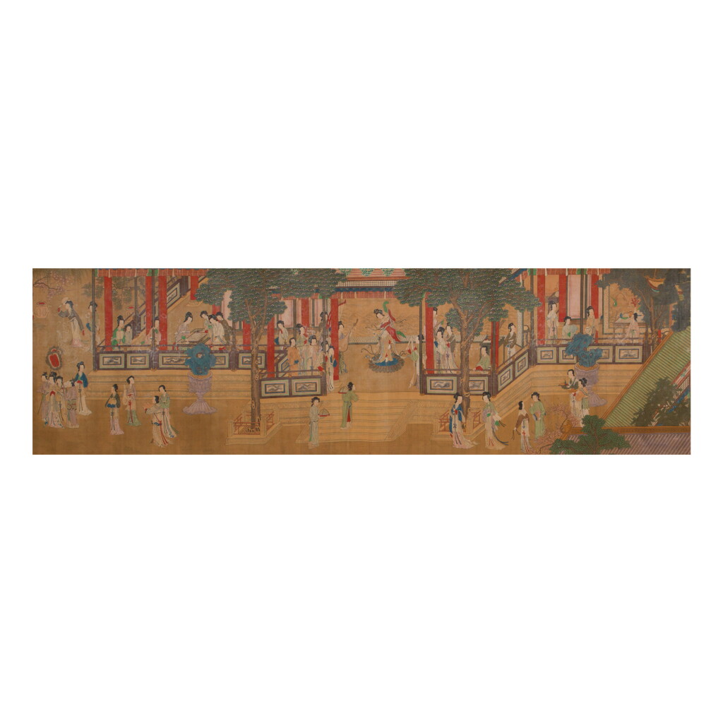 View full screen - View 1 of Lot 987. AFTER QIU YING, FIGURES IN LANDSCAPE.