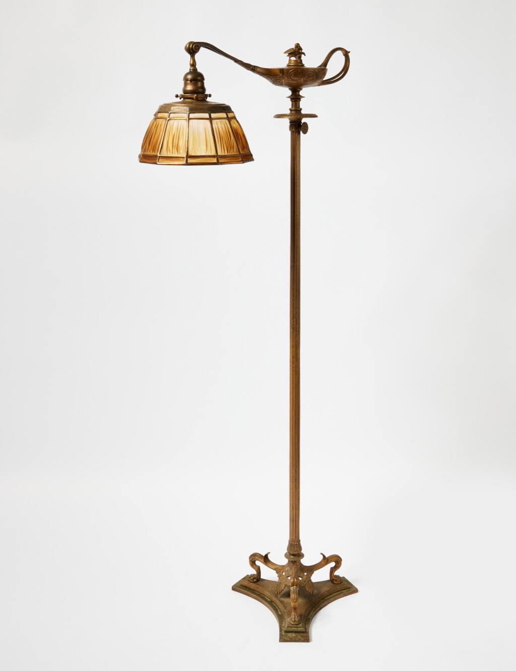 View full screen - View 1 of Lot 29. Tiffany Studios, "Aladdin" Floor Lamp.