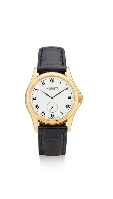 View full screen - View 1 of Lot 39. PATEK PHILIPPE | REFERENCE 5115, A YELLOW GOLD WRISTWATCH WITH ENAMEL DIAL, MADE IN 2003.