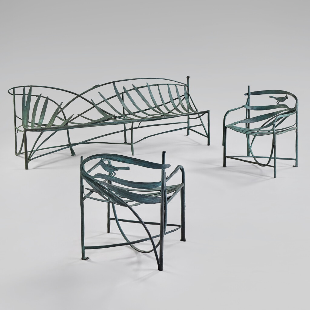 View full screen - View 1 of Lot 83. Three-Piece "Williamsburg" Seating Suite.