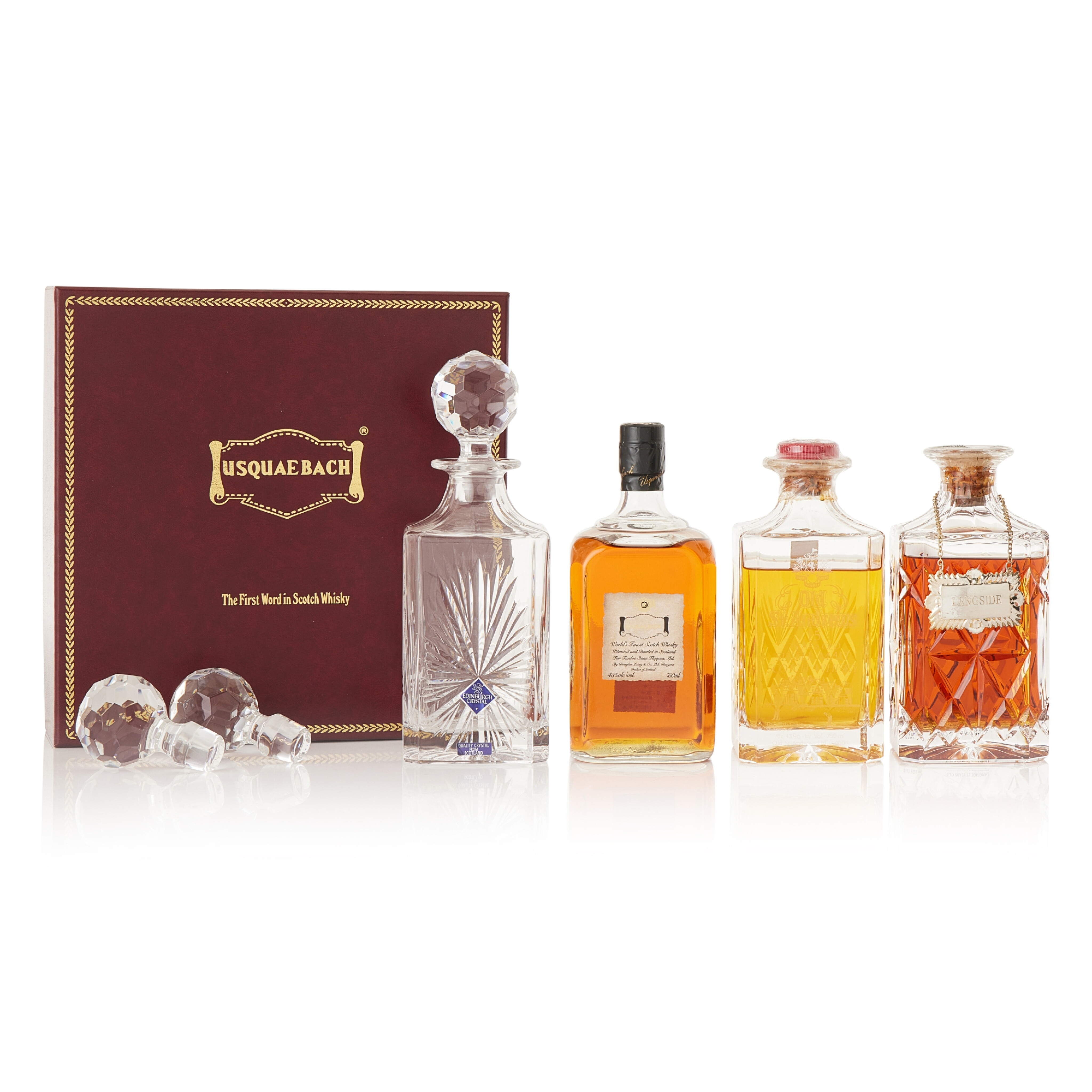 Blended Scotch Whisky Crystal Decanter Mixed Lot (3 BT75) | Distilled