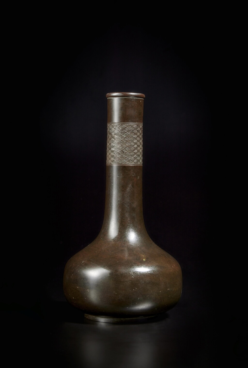 View full screen - View 1 of Lot 207. A bronze pear-shaped vase, 17th century.