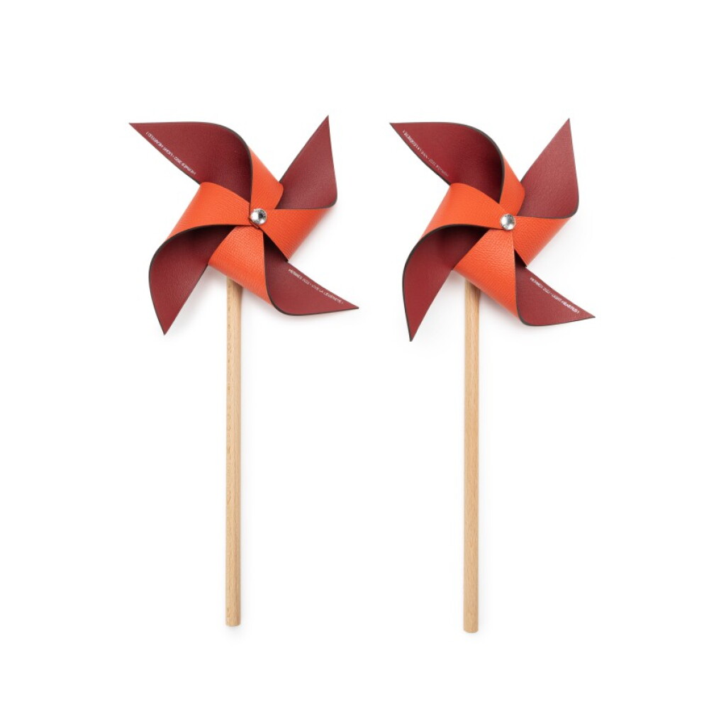 View full screen - View 1 of Lot 204. Geranium Epsom and Rouge Grenat Swift Pinwheels Palladium Hardware, 2022.