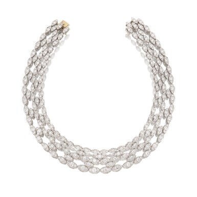View full screen - View 1 of Lot 1914. Diamond Necklace | 卡地亞 | 鑽石 項鏈.
