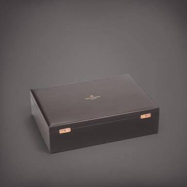 View full screen - View 1 of Lot 88. A brown leather watch box for twenty watches | Circa 2018.