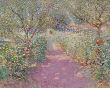 View full screen - View 1 of Lot 27. Lady with a Parasol.