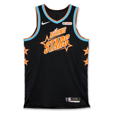 View full screen - View 1 of Lot 55. Cam Spencer 2025-2026 Game Worn ‘Rising Stars’ Jersey.