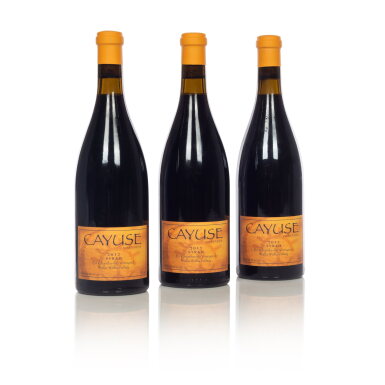 View full screen - View 1 of Lot 599. Cayuse En Chamberlin Syrah 2012 (3 BT).