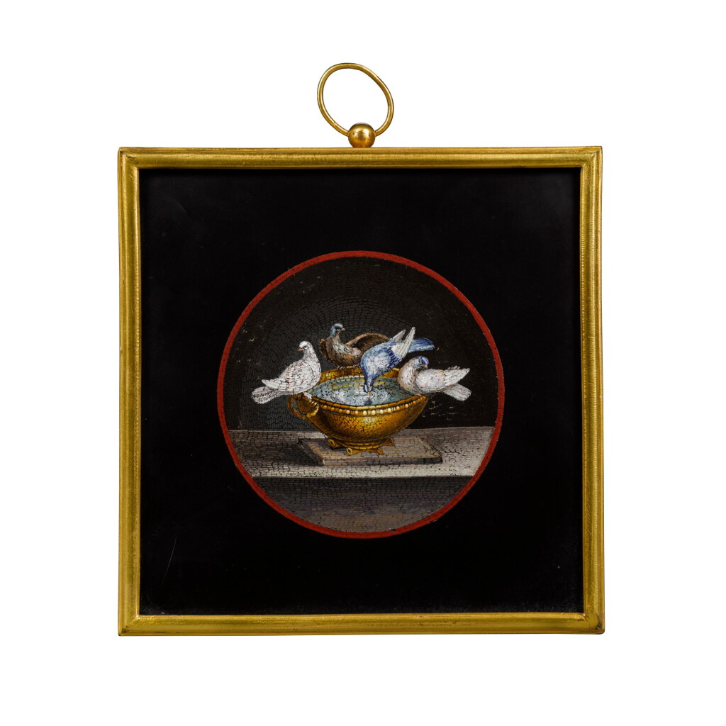 View full screen - View 1 of Lot 62. An Italian micromosaic panel, Rome, early 19th century.