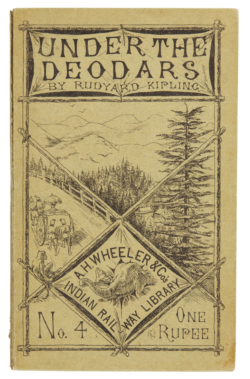 View full screen - View 1 of Lot 105. Kipling, Under the Deodars, 1889.