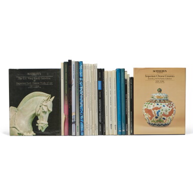 View full screen - View 1 of Lot 1346. A Group of Chinese Art Catalogues, approximately 38 volumes.