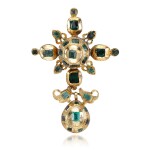 Emerald pendant, late 18th century