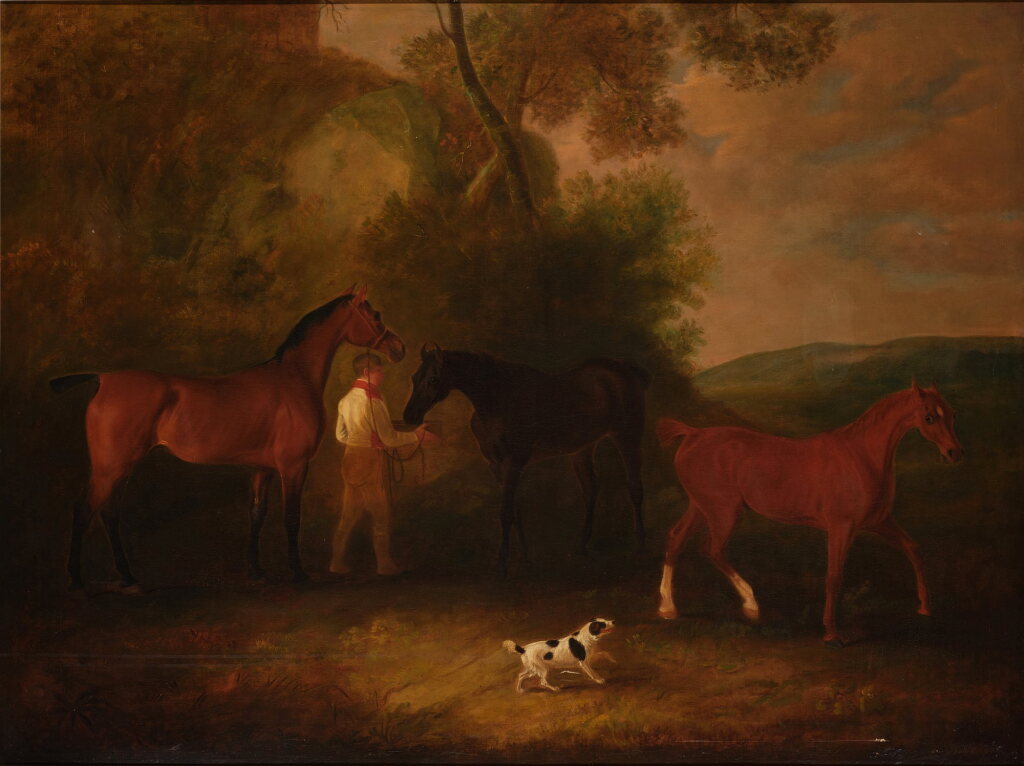 View full screen - View 1 of Lot 436. Hunters With a Groom.