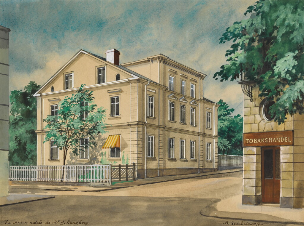 View full screen - View 1 of Lot 143. Gunnar W. Lundberg's Birthplace.