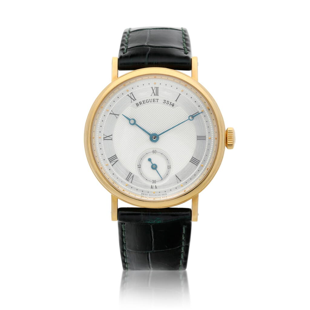 View full screen - View 1 of Lot 26. Reference 5907 Classique A yellow gold wristwatch, Circa 2005.