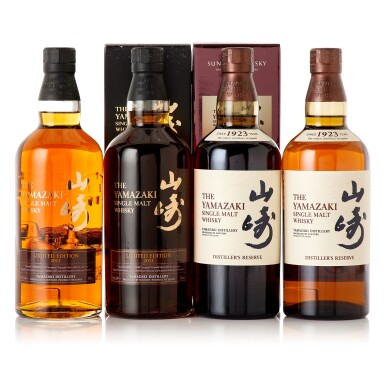 View full screen - View 1 of Lot 6239. 山崎 Yamazaki NAS Mixed Lot (4 BT70).