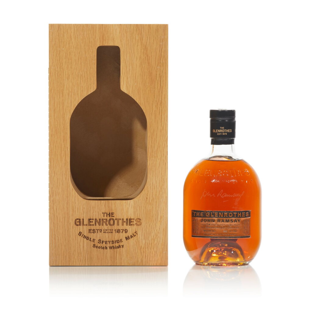 View full screen - View 1 of Lot 57. The Glenrothes John Ramsay 46.7 abv NV (1 BT70).
