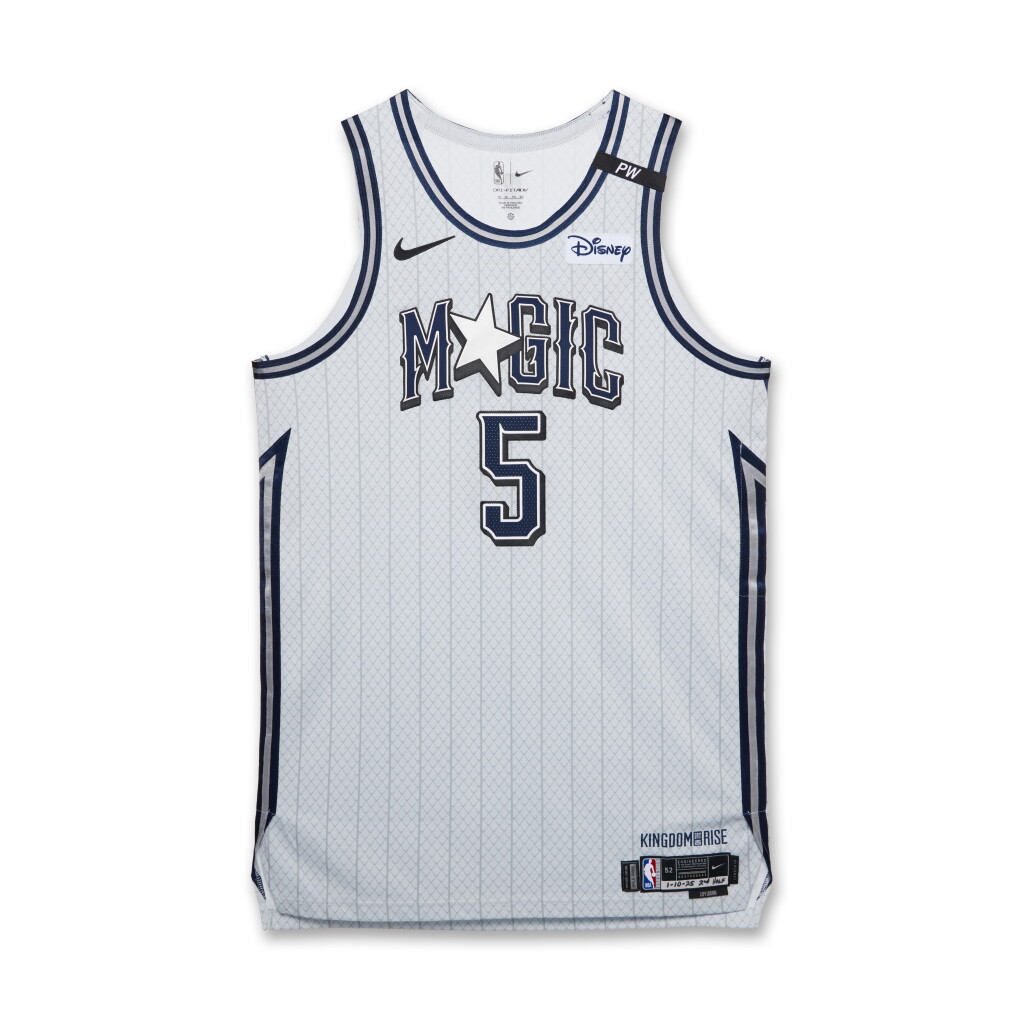 View full screen - View 1 of Lot 6. Paolo Banchero Orlando Magic 2024-2025 Game Issued City Edition Jersey .