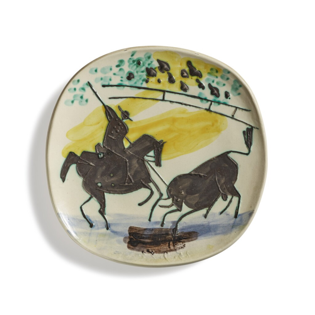 View full screen - View 1 of Lot 9. Picador et taureau (A. R. 197).