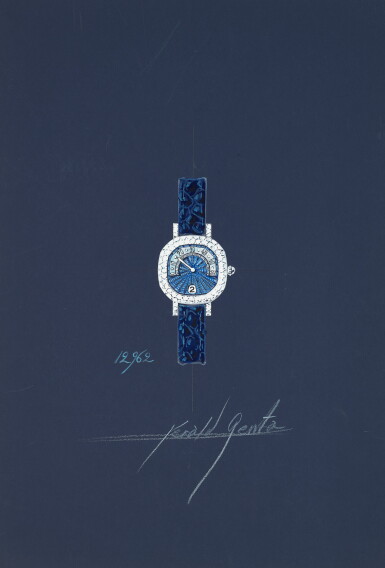 View full screen - View 1 of Lot 1032. An original prototype design of a wristwatch with accompanying NFT, Circa 1997.