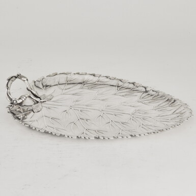 View full screen - View 1 of Lot 377. A George III silver serving dish, Frederick Kandler, London, 1762.