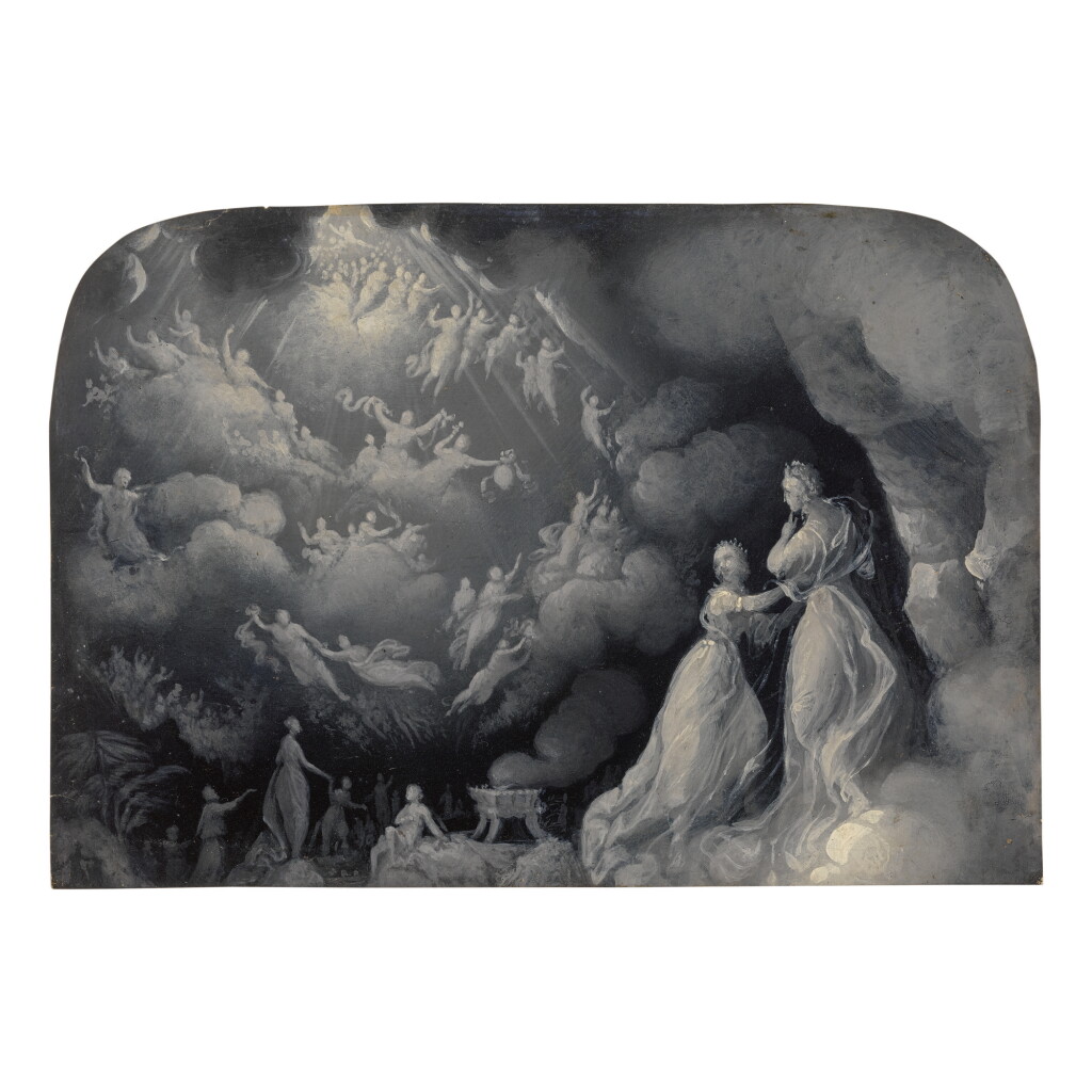 View full screen - View 1 of Lot 20. ATTRIBUTED TO DANIEL MACLISE, R.A. | THE HEAVENLY HOST.