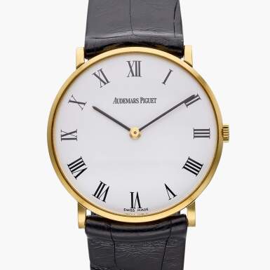 View full screen - View 1 of Lot 447. Reference 14539BA/P/0002/01 Classic Ultra-Thin | A yellow gold wristwatch, Circa 1995.