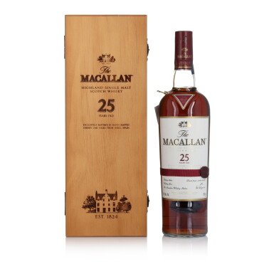 View full screen - View 1 of Lot 1036. The Macallan 25 Year Old Sherry Oak 43.0 abv NV (1 bt 75cl).