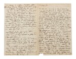 Lettre autographe signée à Poulet-Malassis, 12 juillet 1860. À propos des "Paradis artificiels" et de la seconde édition des "Fleurs du mal".