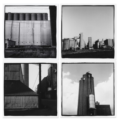View full screen - View 1 of Lot 50. Grain Elevators (Group of 4).