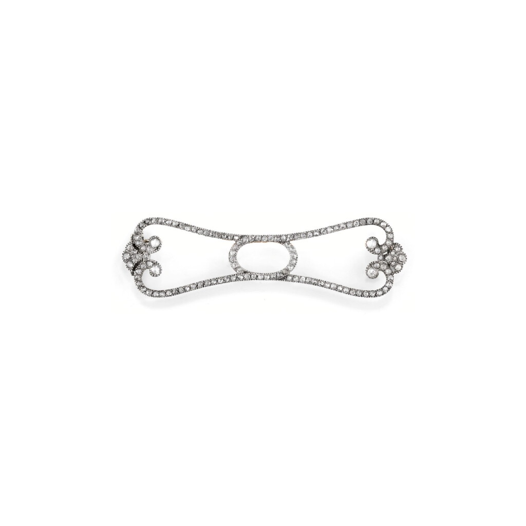 View full screen - View 1 of Lot 210. BROCHE DIAMANTS, CARTIER, DÉBUT DU 20ÈME SIÈCLE | DIAMOND BROOCH, CARTIER, EARLY 20TH CENTURY.