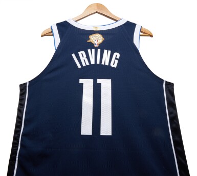 View full screen - View 1 of Lot 2. Kyrie Irving Dallas Mavericks 2024 NBA Finals Game Worn Statement Edition Jersey | Game 3 | Additionally Matched to the Western Conference Finals | 35 Points | 2 Games.