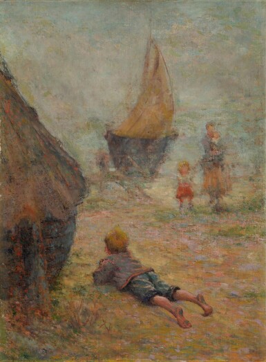 View full screen - View 1 of Lot 7. Sur le grève.