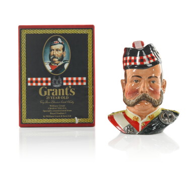 View full screen - View 1 of Lot 35. Grant's 25 Year Old Royal Doulton William Grant Character Jug 43.0 abv NV .