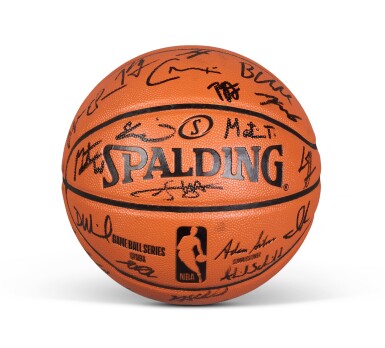View full screen - View 1 of Lot 9. 2019 Signed NBA All-Rookie Team Basketball | Zion Williamson, Ja Morant, RJ Barrett, Coby White, Tyler Herro, Matisse Thybulle, Jordan Poole.