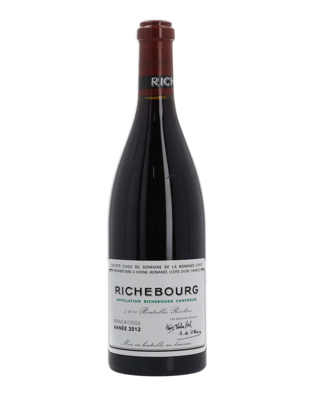 View full screen - View 1 of Lot 1. Richebourg 2012 Domaine de la Romanée-Conti (1 BT).