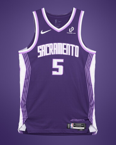 View full screen - View 1 of Lot 65. Nique Clifford Sacramento Kings 2025-2026 Game Worn City Edition Jersey .