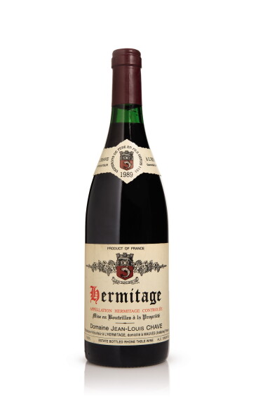 View full screen - View 1 of Lot 118. Hermitage Rouge 1989 Jean-Louis Chave (5 BT).