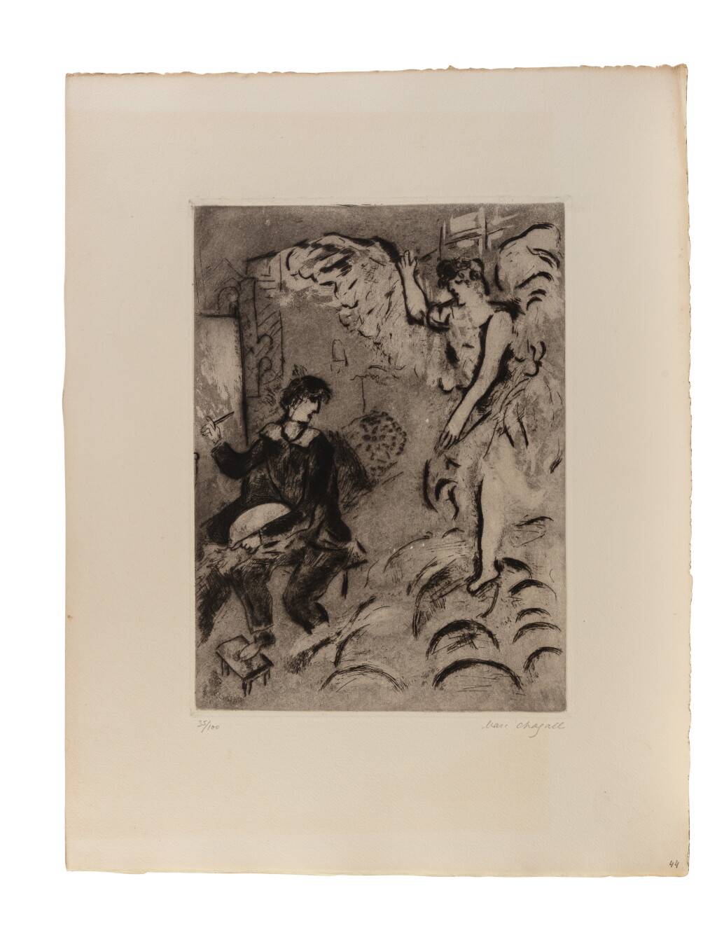 View full screen - View 1 of Lot 27. Die Erscheinung. I (The Angel Appearing).